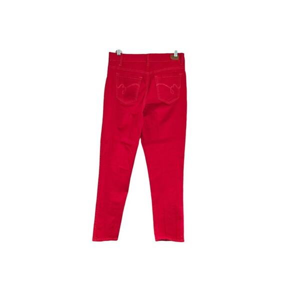 Bandalino Missy Red Jeans Size 8 (8) - Picture 2 of 2